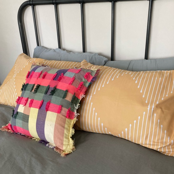 Society 6 | Set of 2 yellow marigold standard pillowcases, graphic moder… - Picture 7 of 9